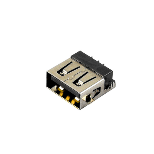 Type a female vertical usb connector