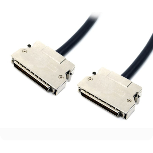 scsi controller cable 68pin male to male with metal shell